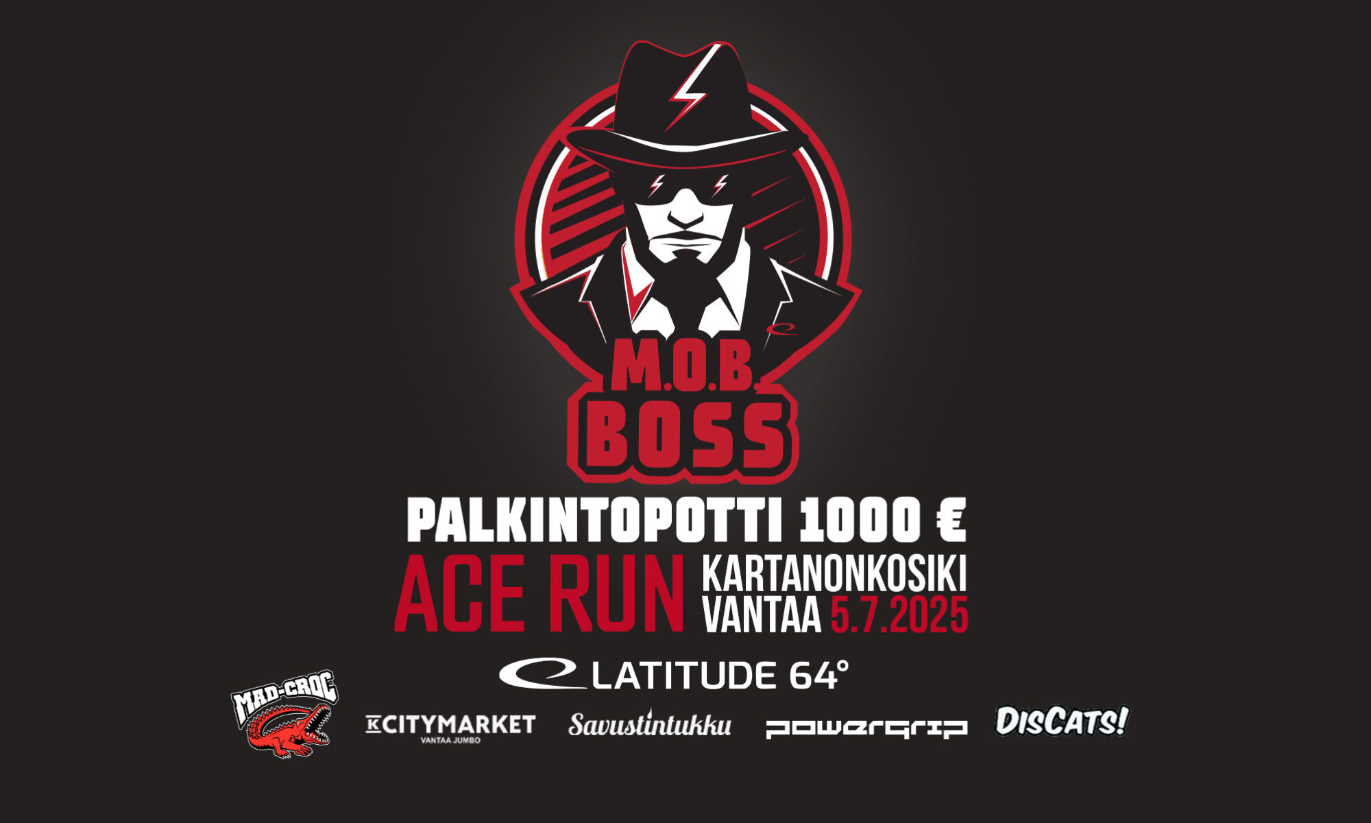 Kartanonkoski Ace Run Disc golf suomi MOB Boss 2025