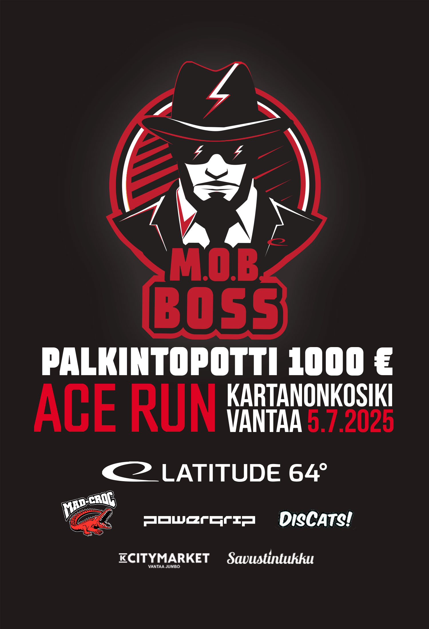 Kartanonkoski Ace Run Disc golf suomi MOB Boss 2025