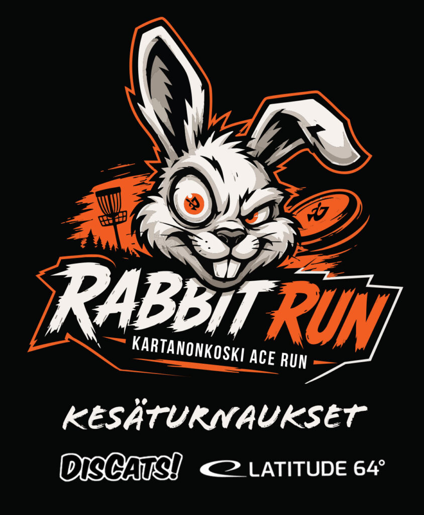 Rabbit Run Kesäturnaukset Kartanonkosken frisbeegolfradalla – lasten kesäinen frisbeegolfturnaus Vantaalla